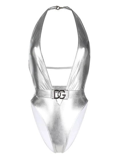 Logo-Plaque Swimsuit
