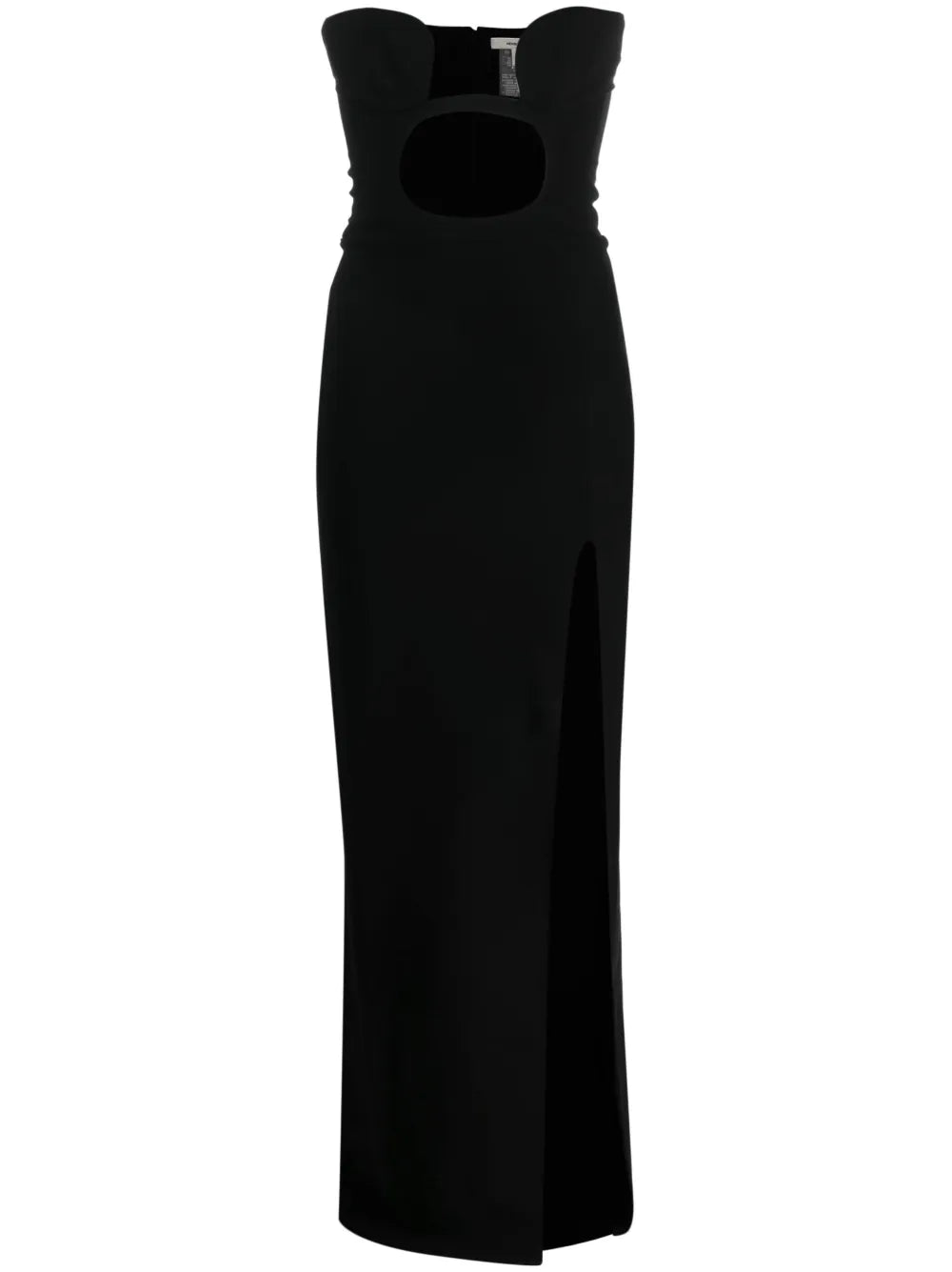 Cut-Out Detail Strapless Dress