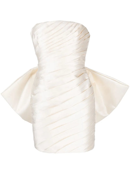 Emmy Bow-Embellished Minidress