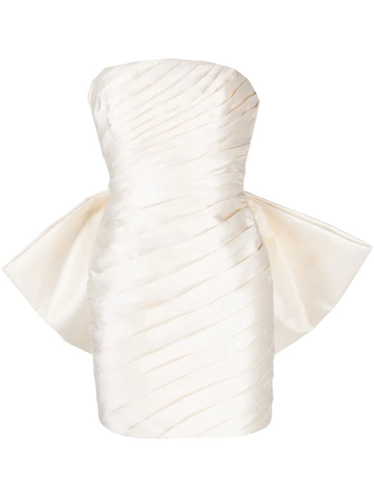 Emmy Bow-Embellished Minidress