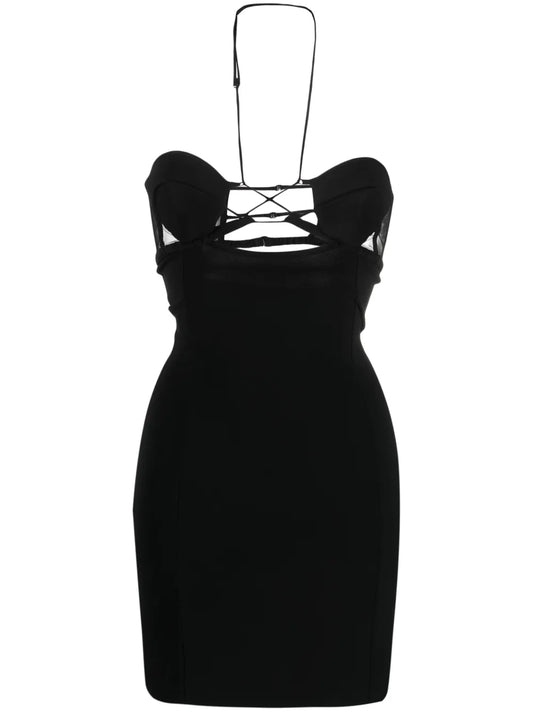 Strappy Cut-Out Minidress