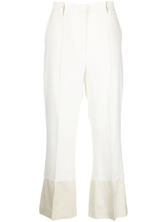 Harmony Straight-Leg Wool Trousers