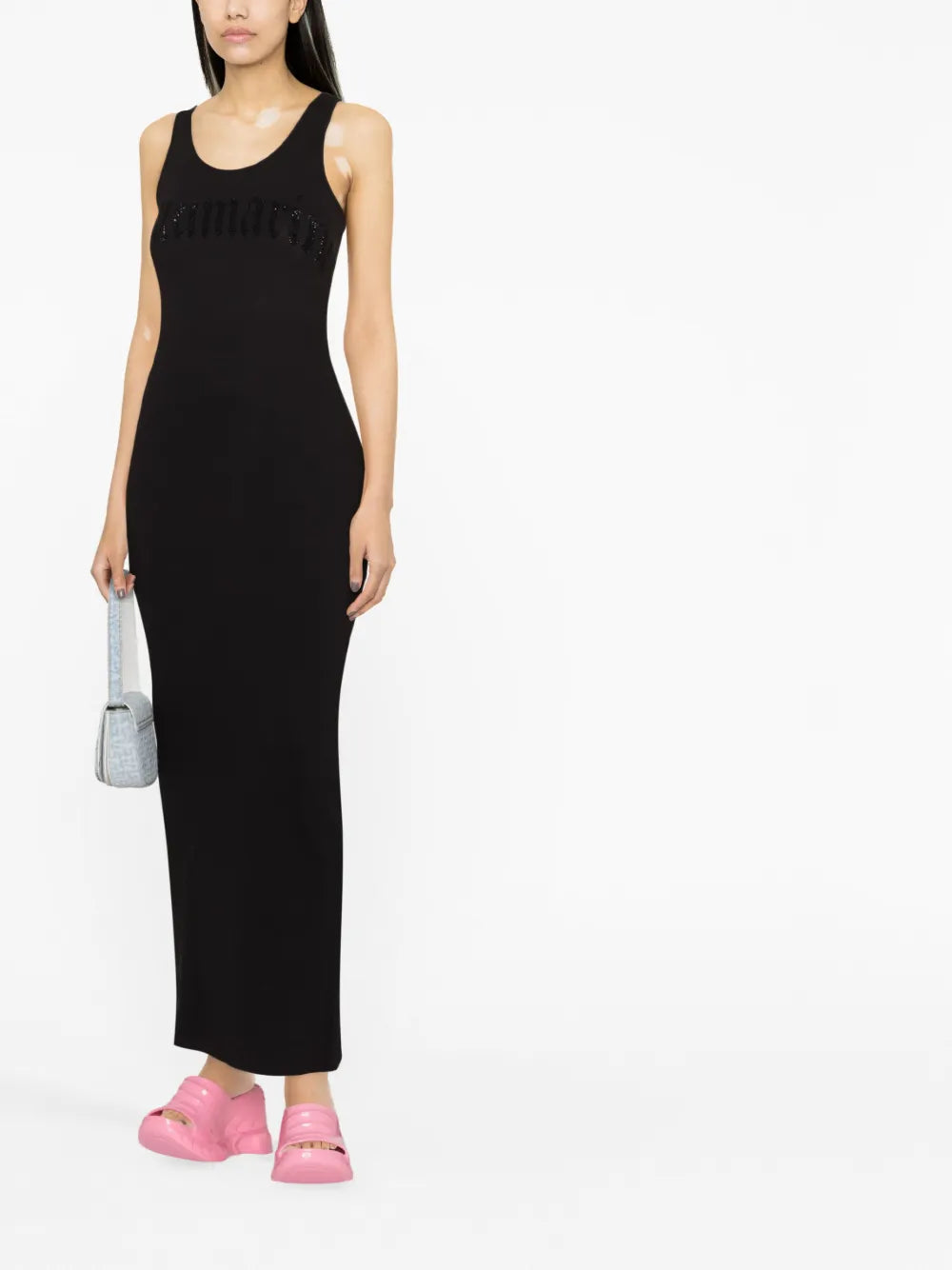 Logo-Print Maxi Dress