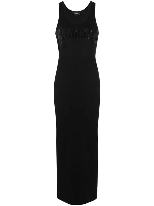 Logo-Print Maxi Dress