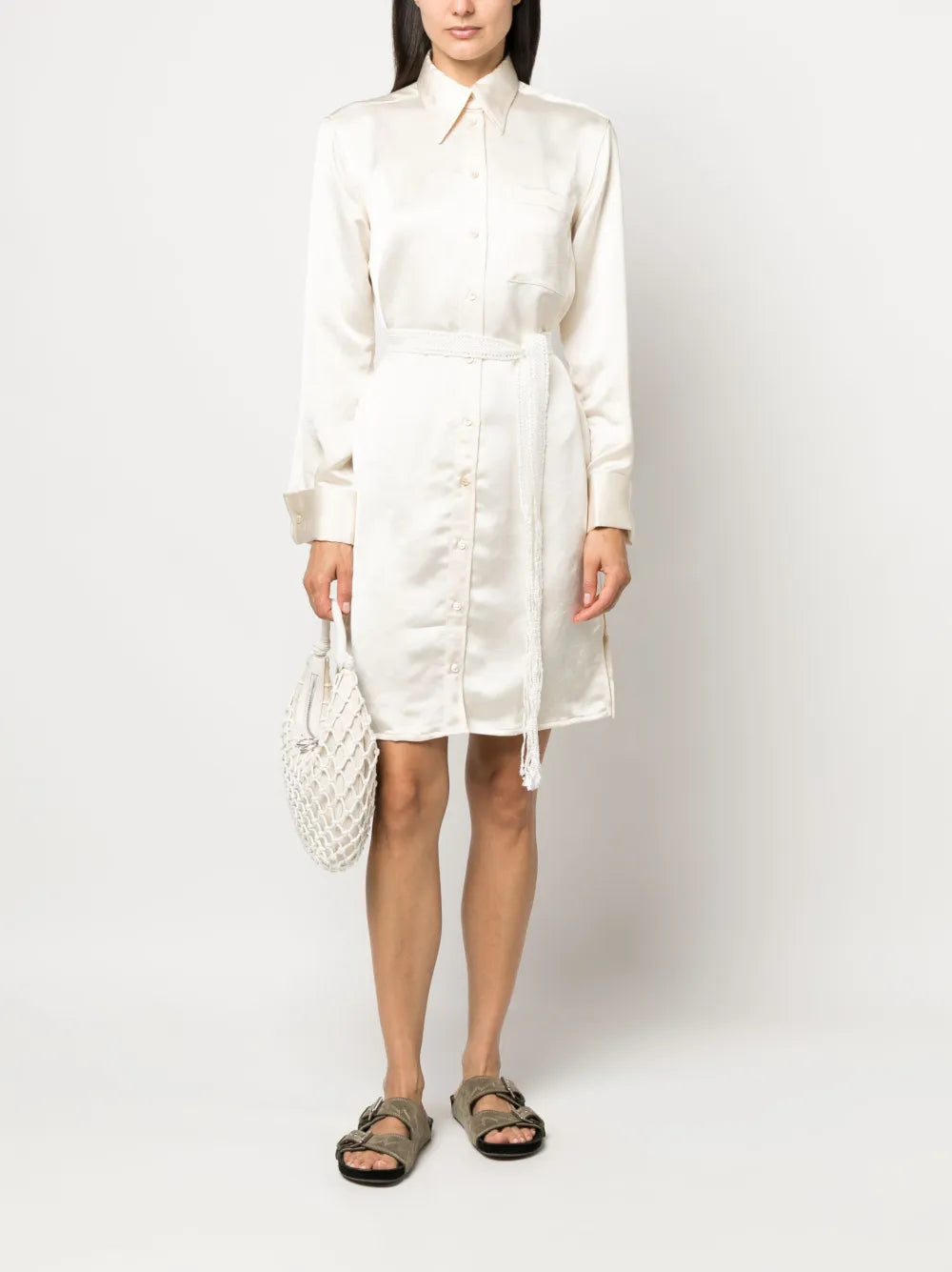 Long-Sleeve Shirt Dress