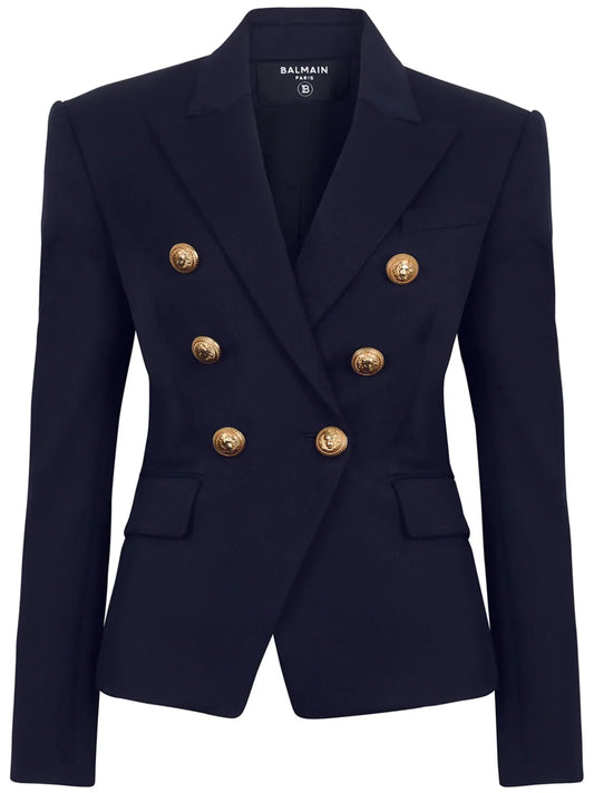 Double-Breasted Wool Blazer