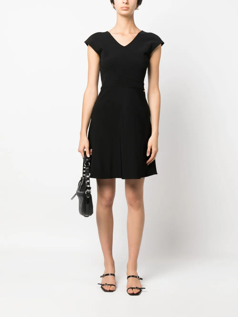 V-Back Jersey Dress