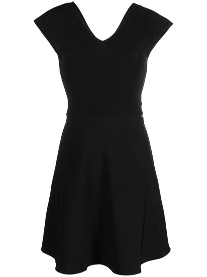 V-Back Jersey Dress