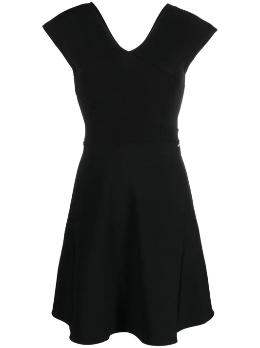 V-Back Jersey Dress
