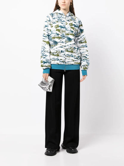 Printed Hoody Sweatshirt