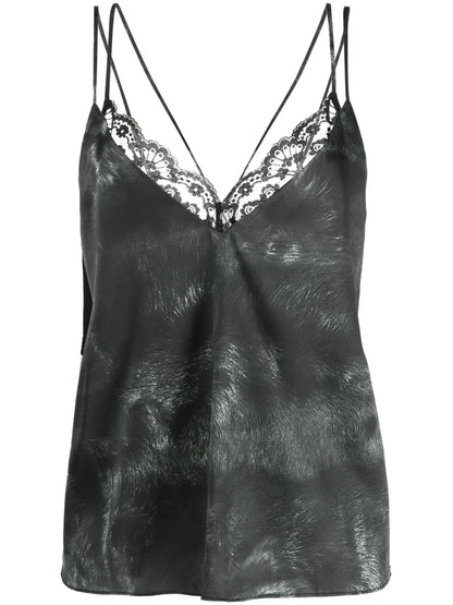 Lace-Trim Cami Top