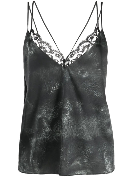 Lace-Trim Cami Top