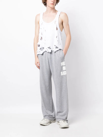 Graphic-Print Track Trousers