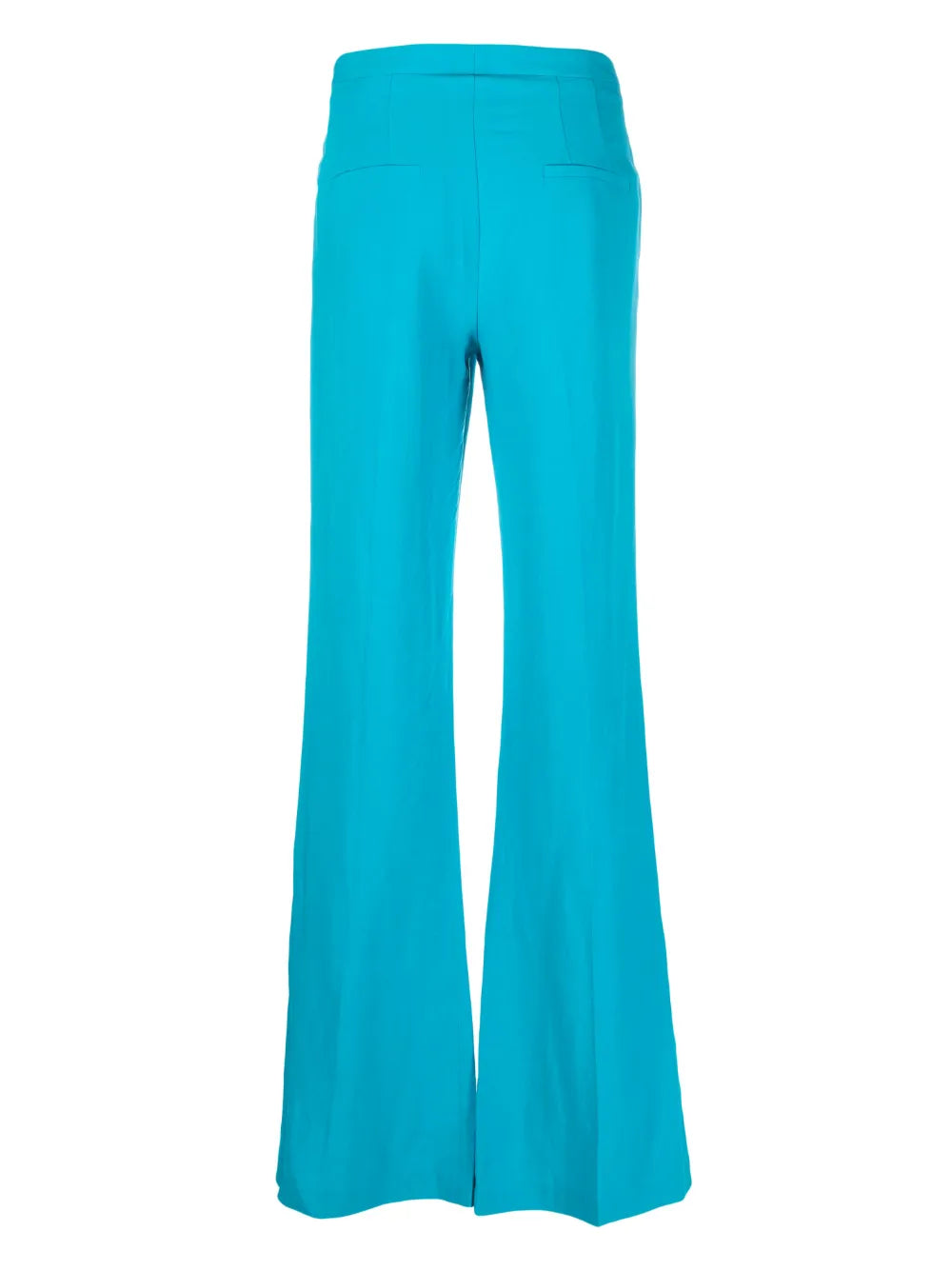 Mid-Rise Flared Trousers