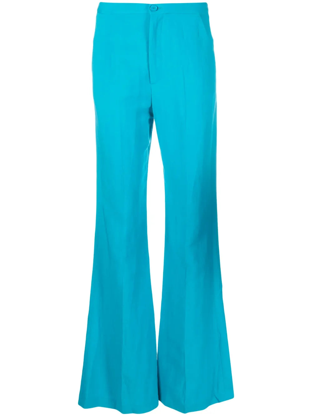 Mid-Rise Flared Trousers