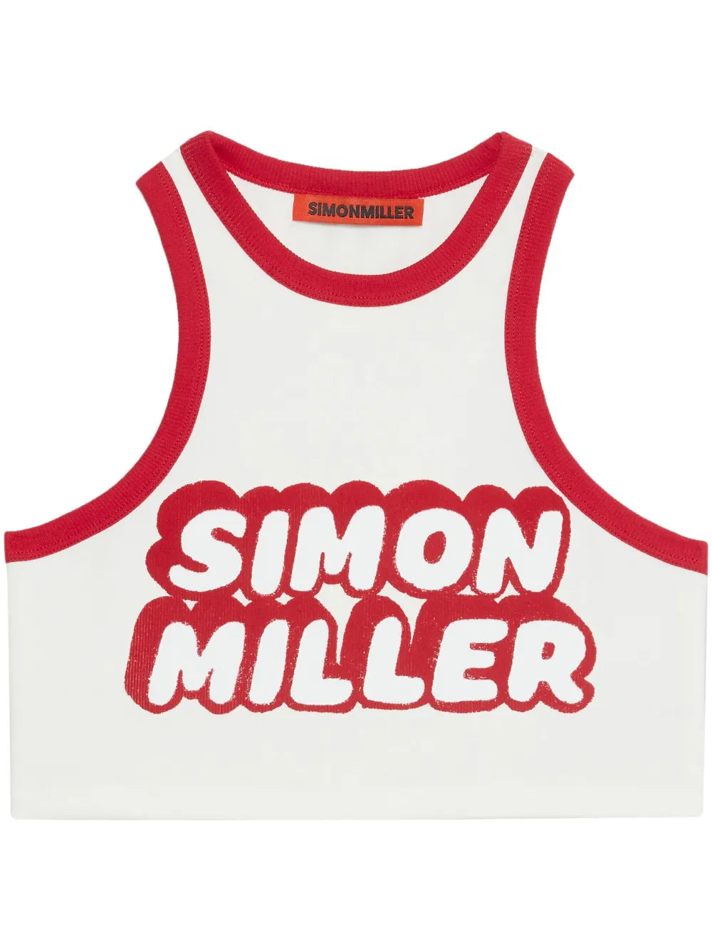 Logo-Print Cropped Tank Top