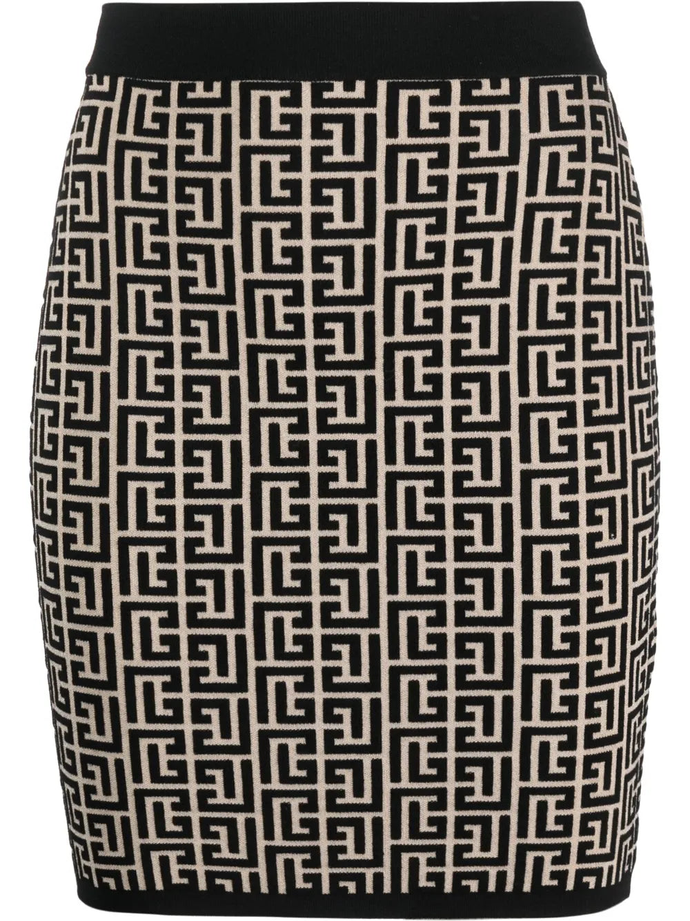 Monogram-Jacquard Miniskirt