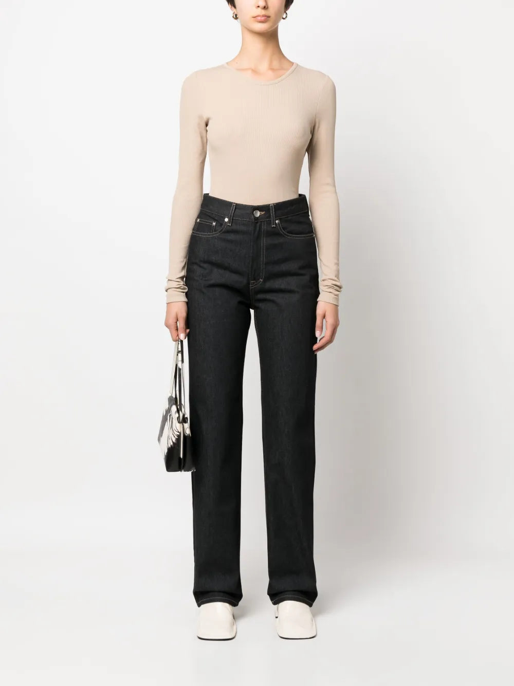 High-Waist Wide-Leg Trousers