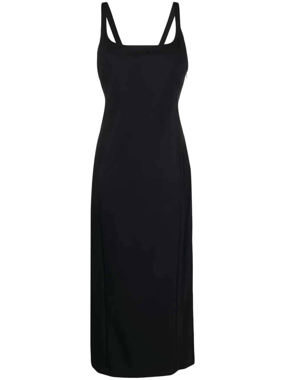 Layered Cutout Midi Dress