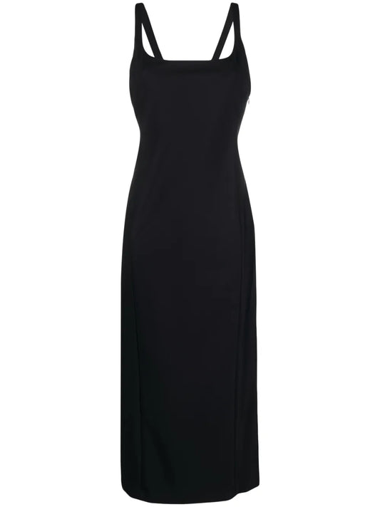 Layered Cutout Midi Dress