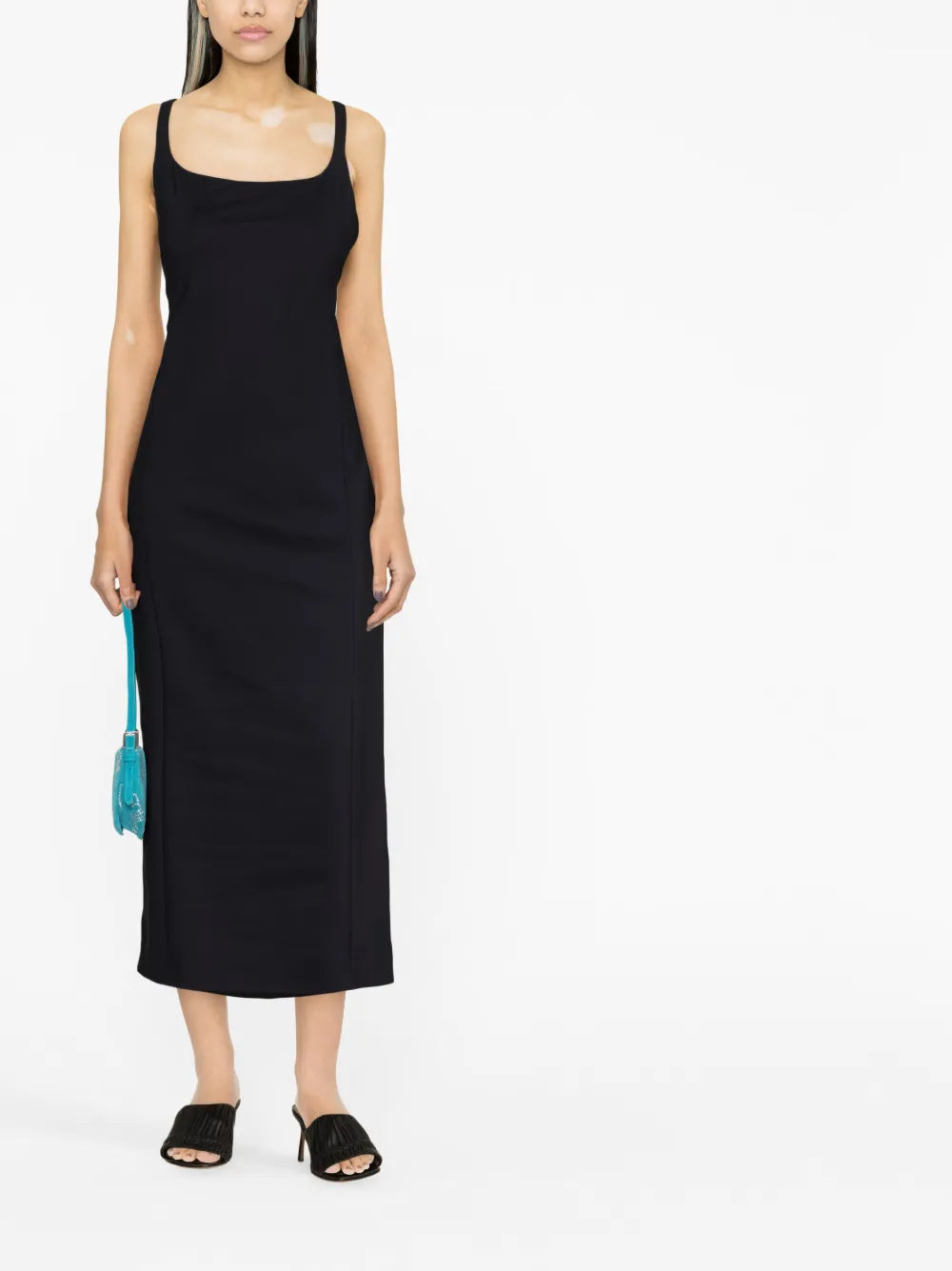 Layered Cutout Midi Dress