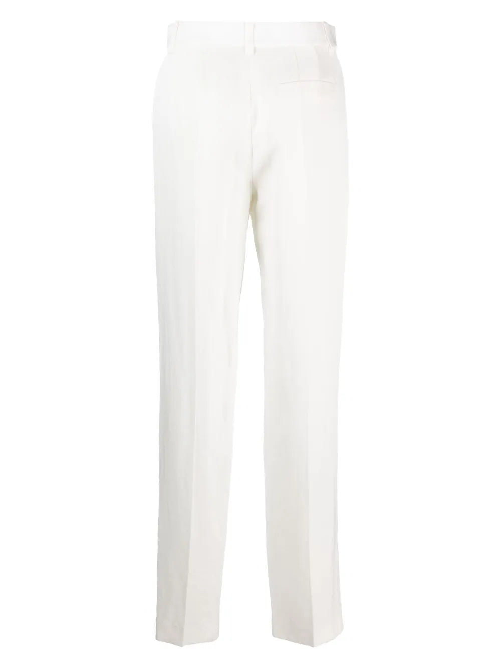 High-Waist Straight-Leg Trousers