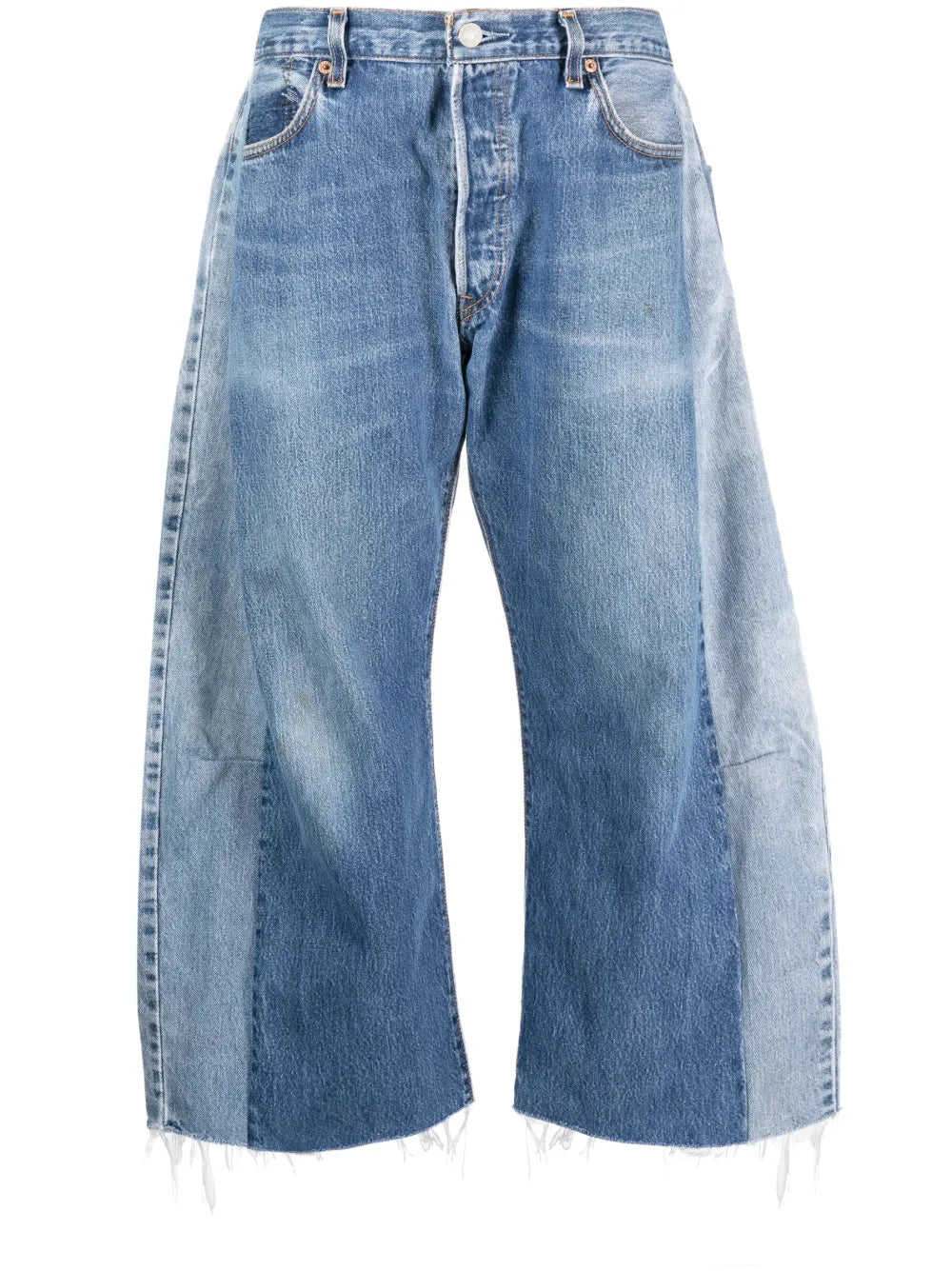Cropped Wide-Leg Jeans