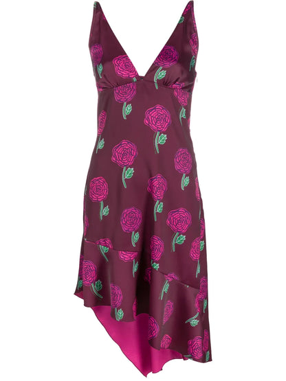 Floral-Print Sleeveless Dress