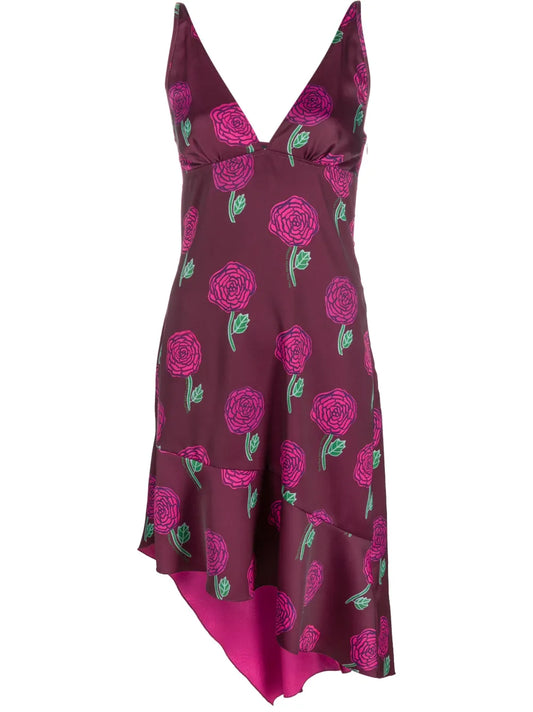 Floral-Print Sleeveless Dress