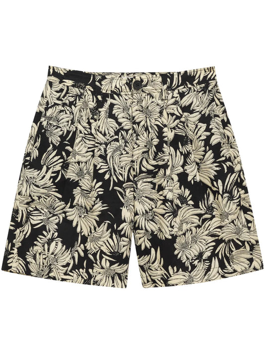 Carrie Floral-Print Shorts