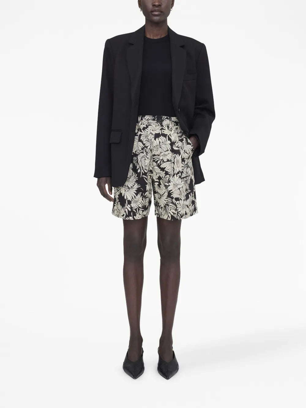 Carrie Floral-Print Shorts