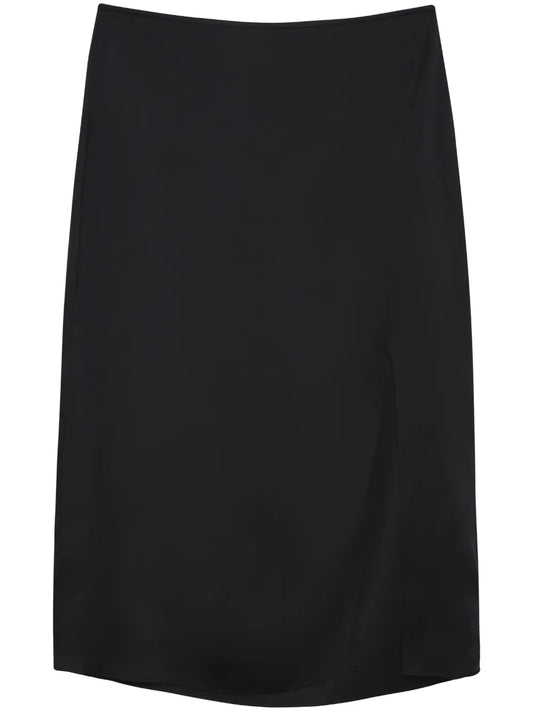 Jolin Silk Midi Skirt