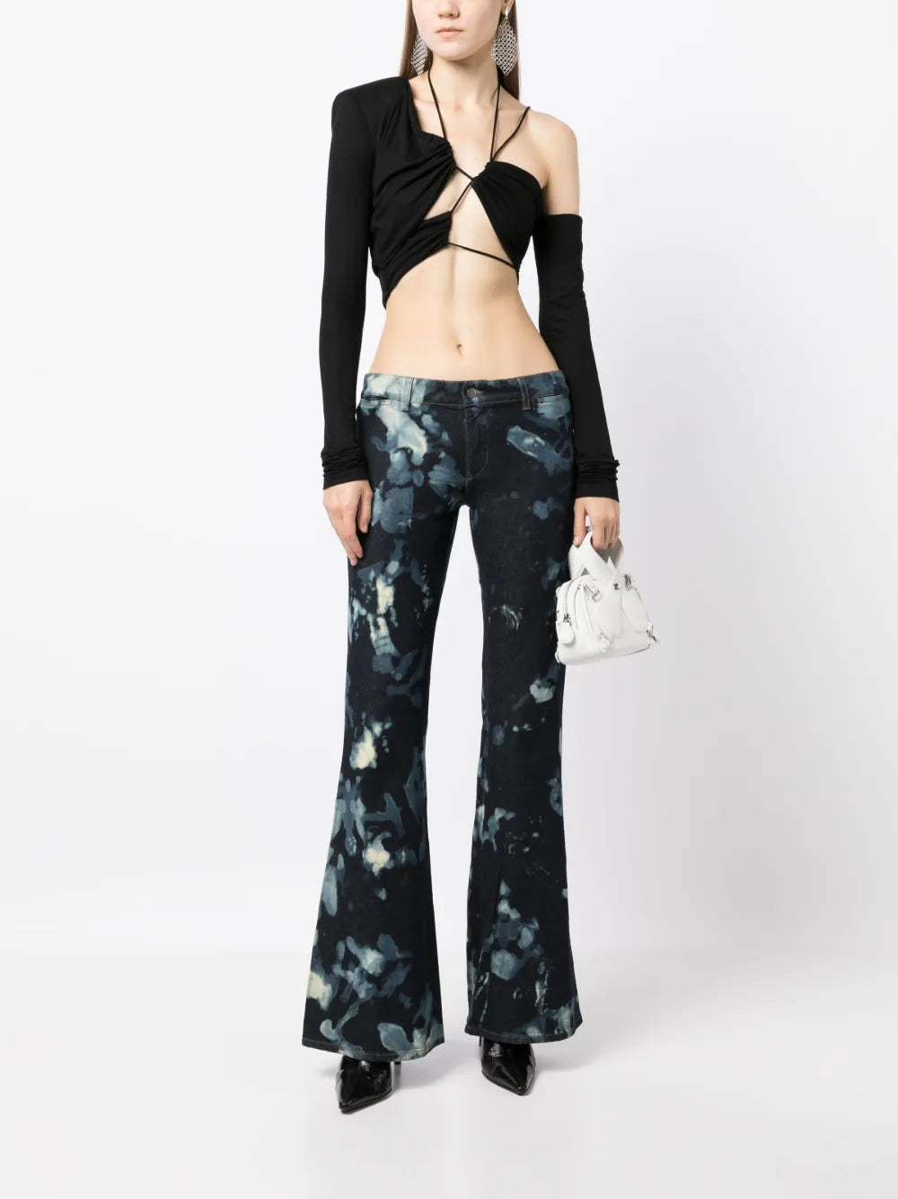 Tie-Dye Flared Trousers