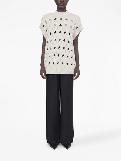 Dray Open-Knit Vest