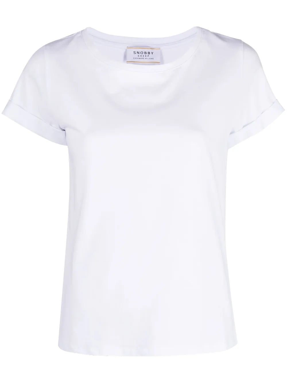 Basic Rolled-Sleeved T-Shirt