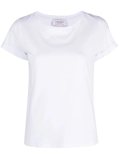 Basic Rolled-Sleeved T-Shirt