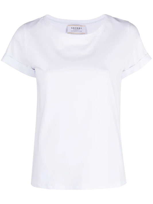 Basic Rolled-Sleeved T-Shirt