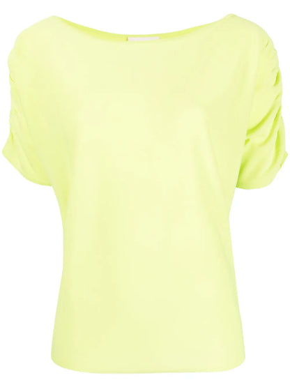Ribbed Short-Sleeve Top