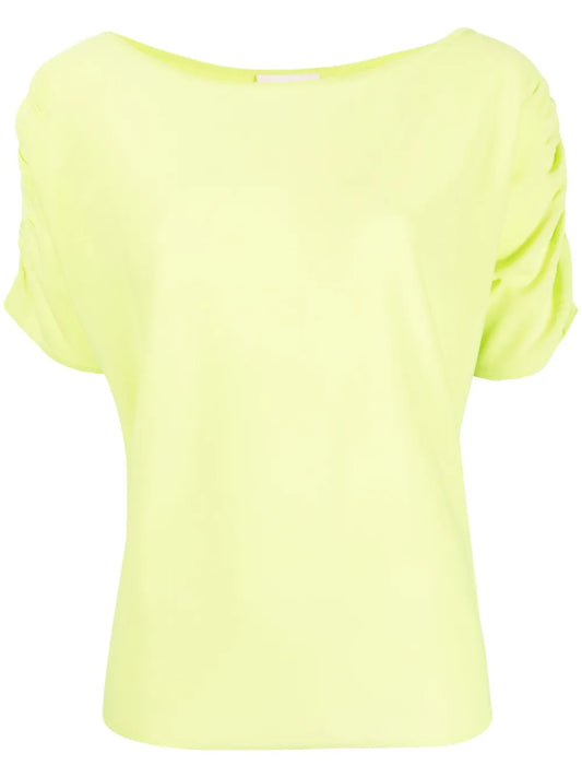 Ribbed Short-Sleeve Top