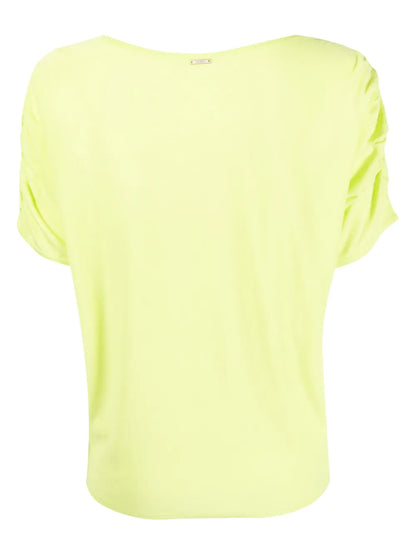 Ribbed Short-Sleeve Top