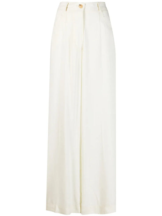 High-Waisted Wide-Leg Trousers