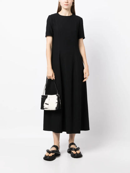 Knit Cotton Midi Dress