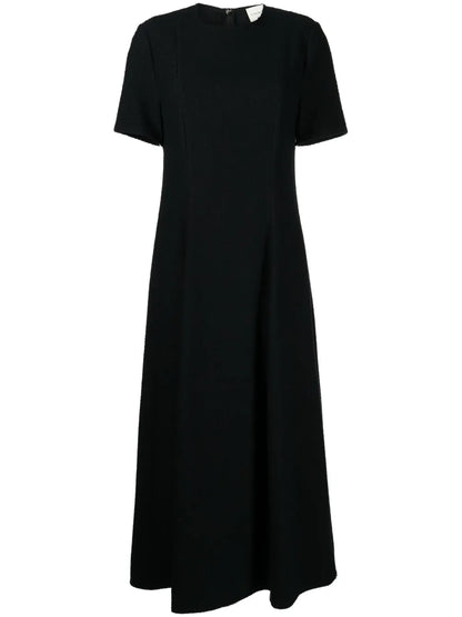 Knit Cotton Midi Dress