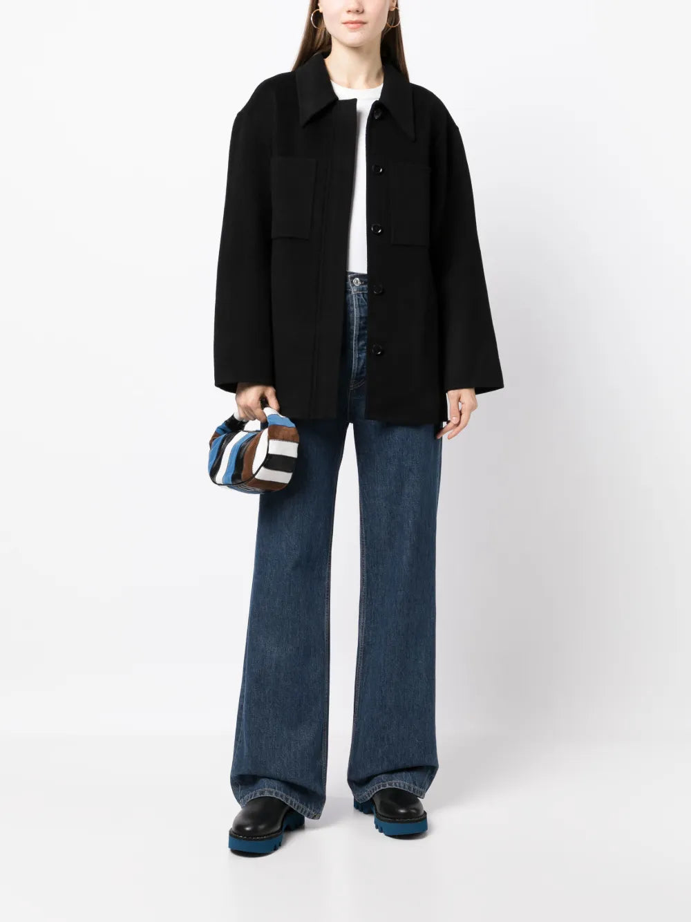 Cashmere Buttoned Jacket
