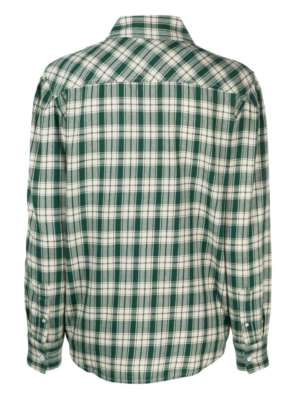Checked Cotton Flannel Shirt