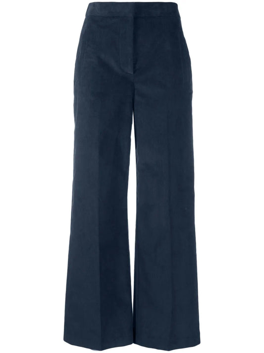 Wide-Leg Corduroy Trousers