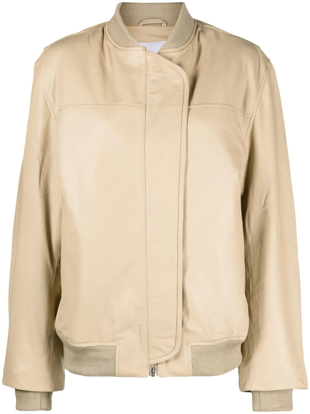 Leather Bomber Jacket