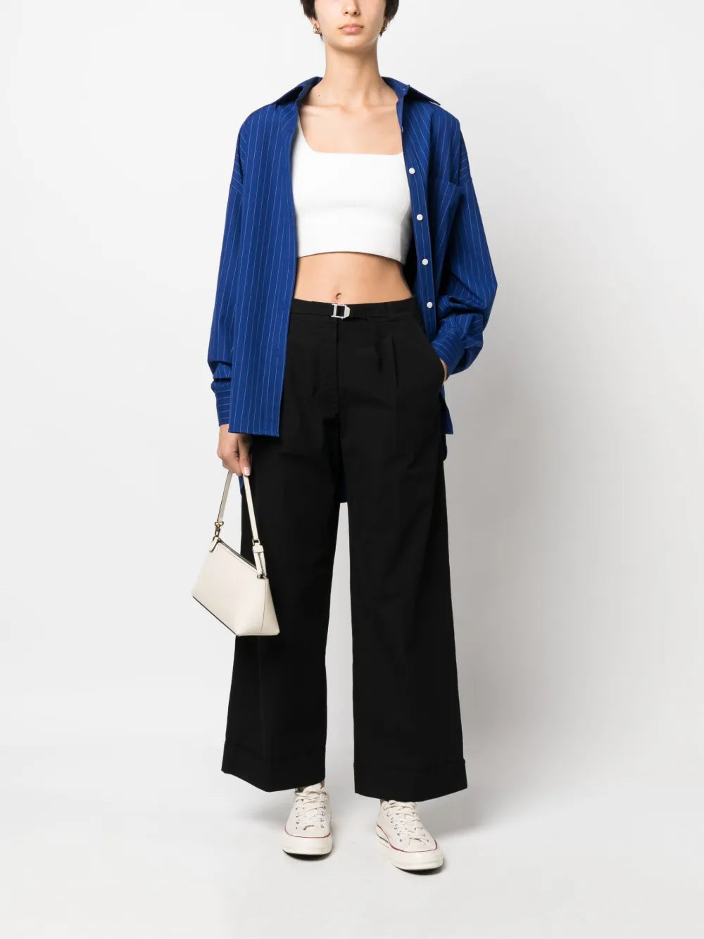 Euphemia Belted Wide-Leg Trousers