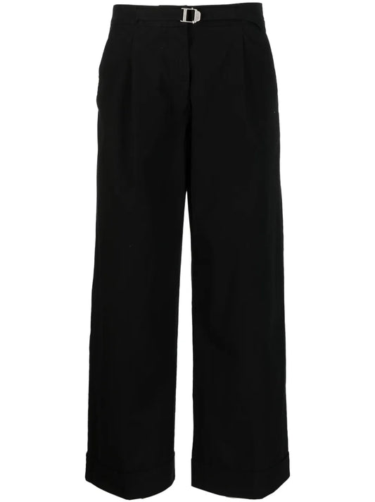 Euphemia Belted Wide-Leg Trousers