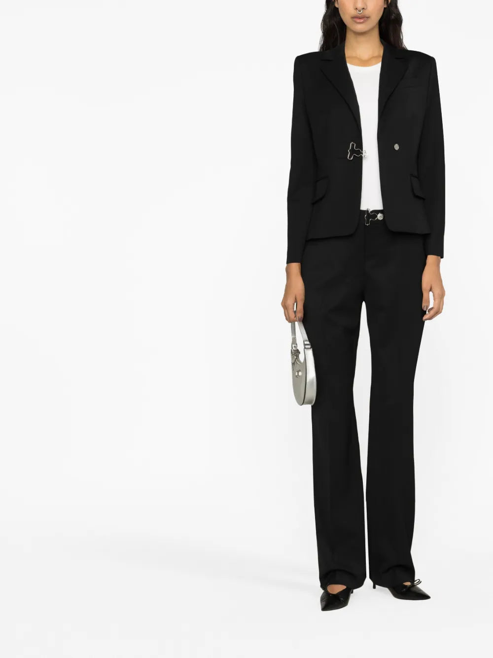 Tailored Flared Trousers